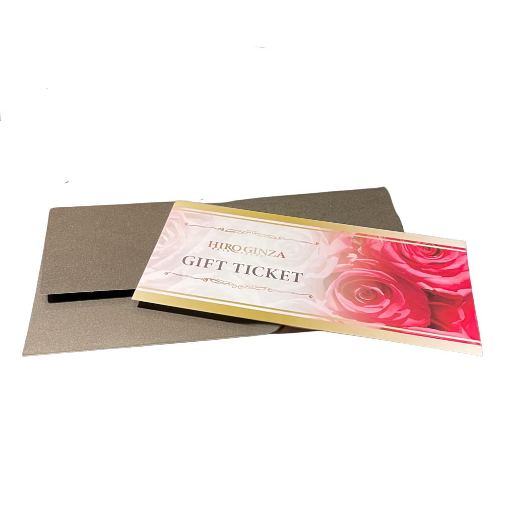 レディースシェービングギフトチケット(ヒロ銀座専用)の商品画像